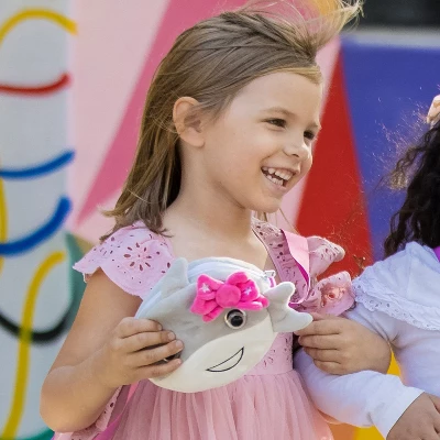 Adora Be Bright Purse For Little Girls - Stuffed Animal Shark Design - Eyes Light Up - Image 5