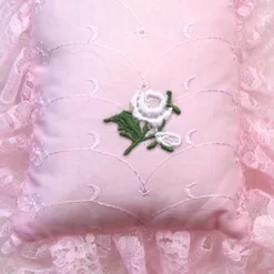 Sophia’s 3 Piece Eyelet Bedding Set For 18" Dolls, Light Pink