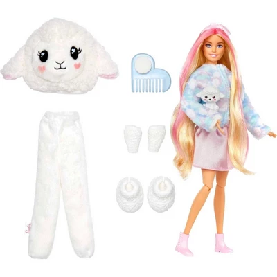 Barbie Cutie Reveal Cozy Cute Tees Series Lamb Doll - Image 4