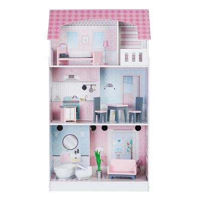 Teamson Kids 'Wonderland' Children's 2 In 1 Doll House & Play Kitchen TD-12515P - Image 8