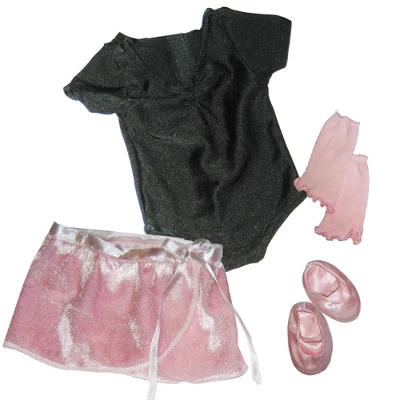 Sophia’s Complete Ballet Leotard And Sweater Set For 18" Dolls, Light Pink - Image 2