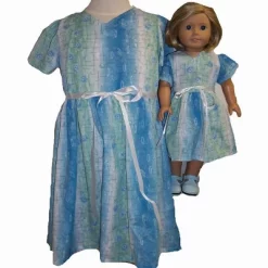 Doll Clothes Superstore Size 5 Matching Shades Of Blue Dresses For Girl And Dolls