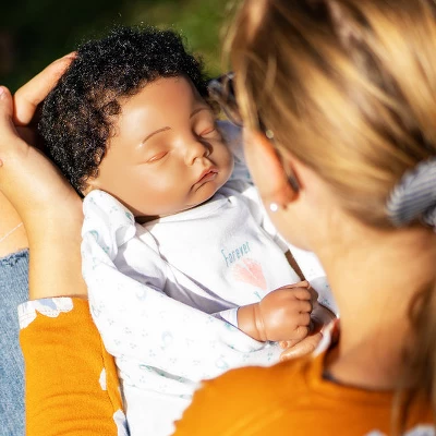 Paradise Galleries Realistic Sleeping Newborn Doll - Forever Yours Angel, 7-Piece Reborn Doll Gift Set With Magnetic Pacifier - Image 9