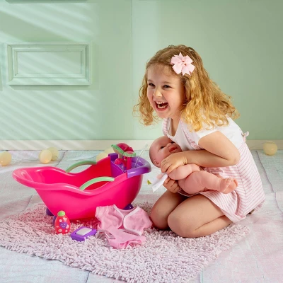 JC Toys For Keeps! Baby Doll Bath Tub With Accessories - Image 3