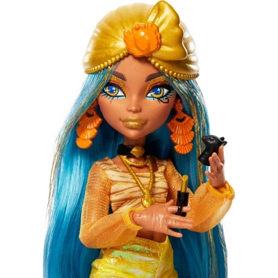 Monster High Skulltimates Secrets Fearidescent Cleo De Nile Fashion Doll