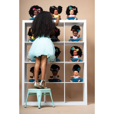 Orijin Bees Positively Puffy 12" Baby Bee Doll - Black Hair With Brown Eyes - Image 2