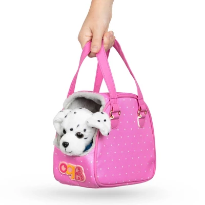 Our Generation Hop In Dog Carrier & Pet Plush Puppy Dalmatian For 18" Dolls - Image 2