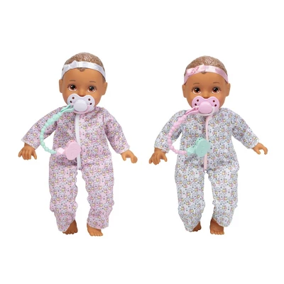 Perfectly Cute Girl Twins Brown Hair - Brown Eyes - Image 3