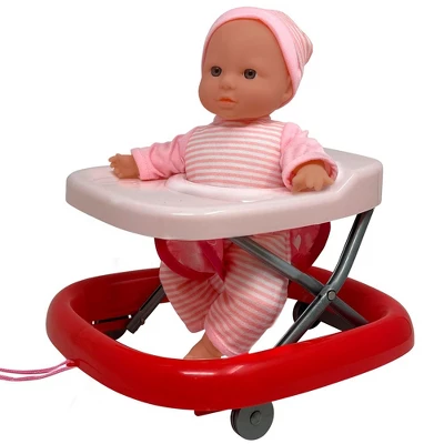The New York Doll Collection 12 Inch Baby Doll Walker Set - Image 6