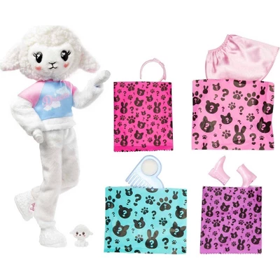 Barbie Cutie Reveal Cozy Cute Tees Series Lamb Doll - Image 2