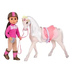 Glitter Girls Starlight 14" Horse With Tiara Accessory Set For 14" Dolls