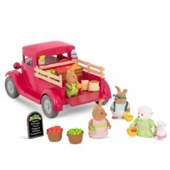 Li'l Woodzeez Farmer's Market Truck Playset