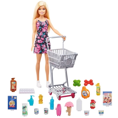 MATTEL Barbie Doll Shopping Time Playset - Blonde