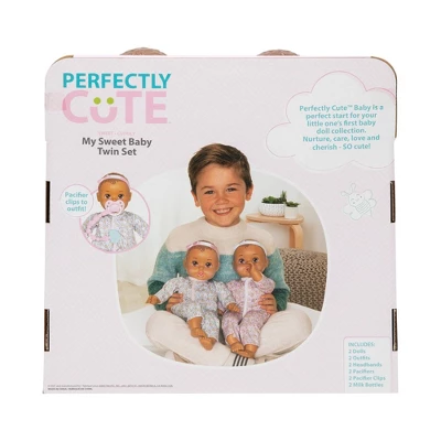 Perfectly Cute Girl Twins Brown Hair - Brown Eyes - Image 6