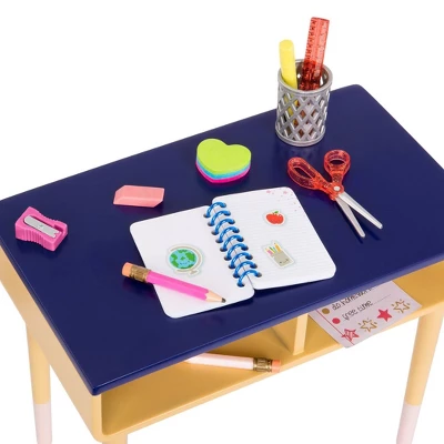 Our Generation Brilliant Bureau Home Desk Accessory Set For 18" Dolls - Image 3