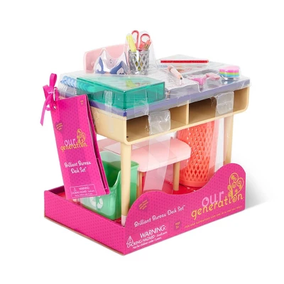 Our Generation Brilliant Bureau Home Desk Accessory Set For 18" Dolls - Image 6