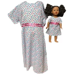 Doll Clothes Superstore Size 14 Matching Girl And Doll Flower Print Dresses