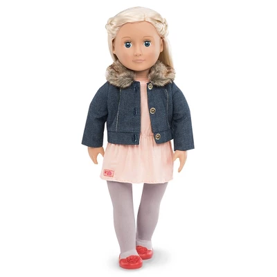 Our Generation Just Fur You Jacket & Dress Outfit For 18" Dolls