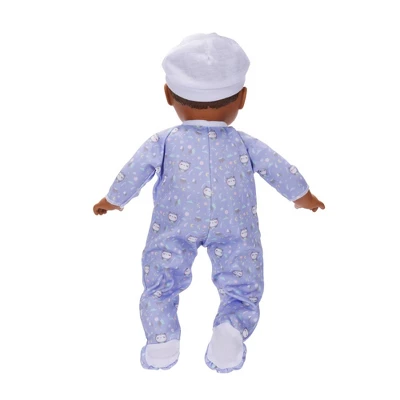 Perfectly Cute 14" Sleepy Time Baby Doll - Brown Hair/Brown Eyes - Image 5