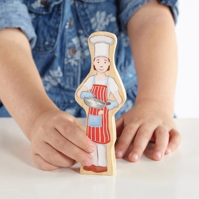 Guidecraft Wooden Wedgie Career People - Set Of 30 - Image 2