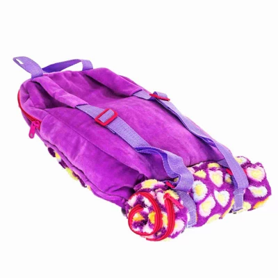 The Queen' Treasures 18 In Doll Carrier And Sleeping Bag, Purple Hearts - Image 5
