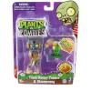 The Zoofy Group LLC Plants Vs Zombies 3" Figure 2-Pack: Tomb Raiser Zombie & Bloomerang