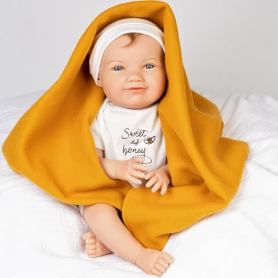 Paradise Galleries Realistic Toddler Doll - Sweet As Honey, 5-Piece Reborn Doll Gift Set With Magnetic Pacifier, 3+ - Image 7