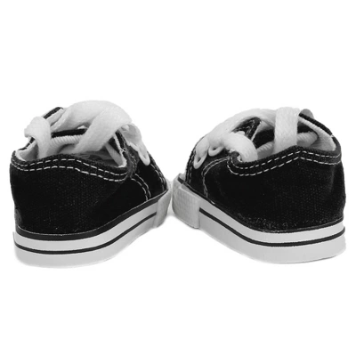Sophia’s Canvas Sneakers For 18" Dolls, Black - Image 3