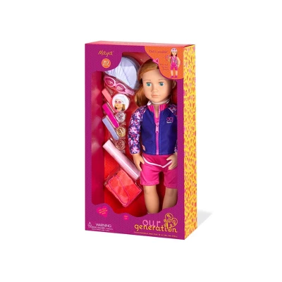 Our Generation Posable 18" Swimmer Doll - Maya - Image 6