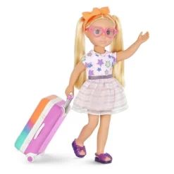Glitter Girls Suitcase & Travel Outfit For 14" Dolls