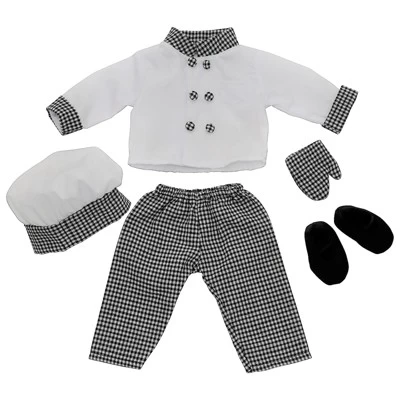 The Queen's Treasures 18 Inch Doll 6 Piece Pastry Chef Clothing Outfit - Image 5