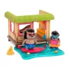 Li'l Woodzeez Miniature Playset With Accessories 15pc - Tiki Hut