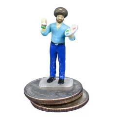 Super Impulse Worlds Smallest Micro Figure | Bob Ross