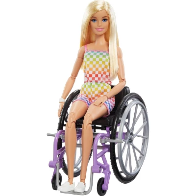 Barbie Fashionistas Doll With Wheelchair And Ramp And Blonde Hair - Image 3
