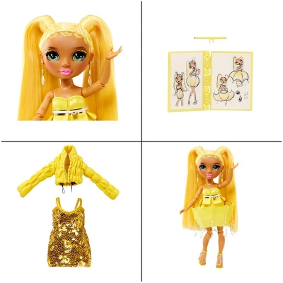 Rainbow High Fantastic Fashion Sunny Madison 11" Fashion Doll W/ Playset - Image 4
