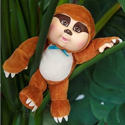 Cabbage Patch Kids Cuties Collection, Sammy Sloth Cutie Baby Doll - 9" - Image 2