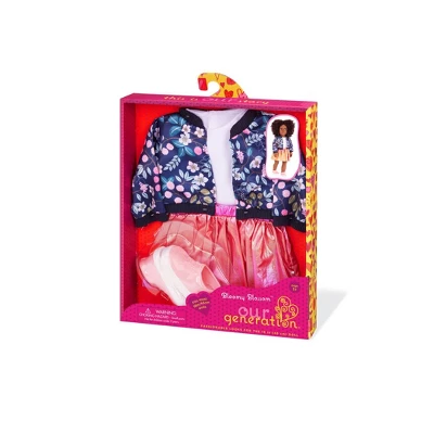 Our Generation Bloomy Blossom Floral Jacket & Skirt Outfit For 18" Dolls - Image 4