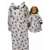 Doll Clothes Superstore Matching Girl And Doll Size 6 Flannel Nightgown