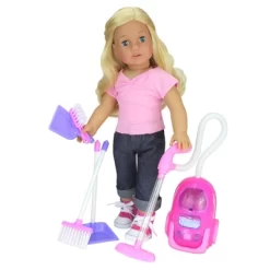 Sophia’s Vacuum Cleaner Set For 18" Dolls, Pink