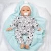 Paradise Galleries Realistic Chubby Baby Boy Doll - Big Boy With Fat Rolls And Magnetic Pacifier, 5-Piece Reborn Doll Set