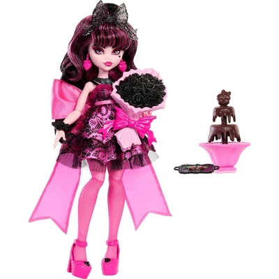 Monster High Draculaura Fashion Doll In Monster Ball Party Dress With Accessories - Image 3