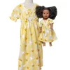 Doll Clothes Superstore Matching Girl And Doll Size 8 Yellow Star Nightgowns
