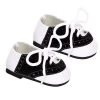 Sophia’s Saddle Shoes For 18” Dolls, Black/White