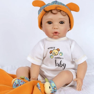 Paradise Galleries Reborn Baby Doll Boy Puppy Love, Magnetic Pacifier, Rooted Hair, 19 Inch Doll Made In SoftTouch Vinyl - Image 7