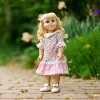 The Queen's Treasures 18 Inch Doll Clothes 4 Piece Pink Floral Dress