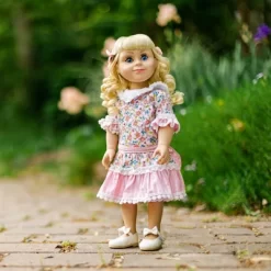 The Queen's Treasures 18 Inch Doll Clothes 4 Piece Pink Floral Dress