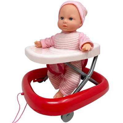 The New York Doll Collection 12 Inch Baby Doll Walker Set - Image 5