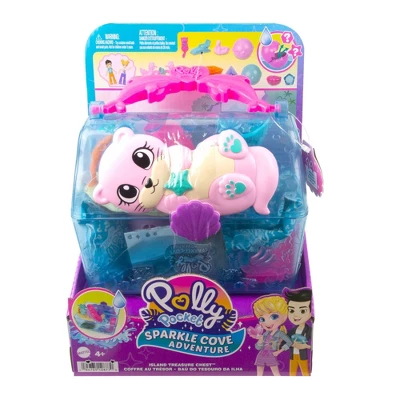 Polly Pocket Sparkle Cove Adventure Island Treasure Chest Playset - Image 5