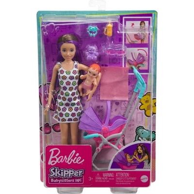 Barbie Skipper Babysitters Inc. Playset - Straight Brunette Hair - Image 5