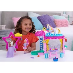 Barbie A Touch Of Magic Chelsea Doll Playset With Baby Pegasus